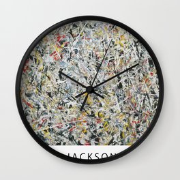 Jackson Pollock - White Light - Exhibition Poster - Art Print - Exhibition Poster - Art Print Wall Clock | Exhibitionposter, Thedeepjackson, Farmhousewalldecor, Midcenturyart, Bedroomdecor, Gallerywallprints, Dormroomdecor, Modernart, Jacksonpollock, Printableart 
