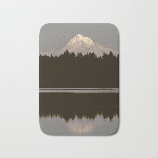 Mount Hood Reflection Bath Mat