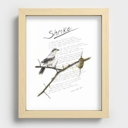 Hozier - Shrike Lyric Art Recessed Framed Print