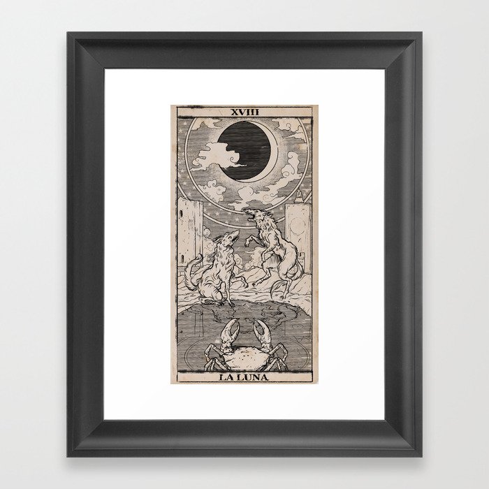 The Moon (XVIII) Framed Art Print