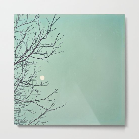 Holding the moon Metal Print