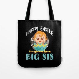 Baby Reveal Egg Easter Day Easter Sunday Sister Tote Bag