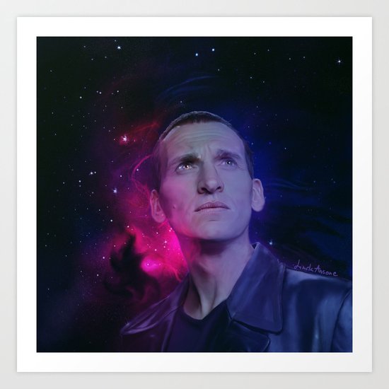 the 9th Doctor Art Print