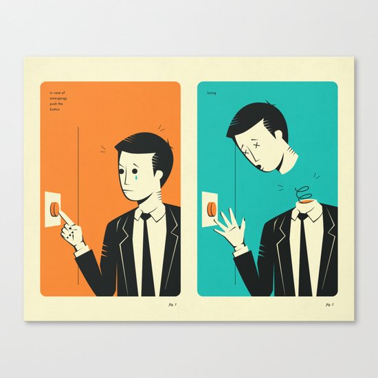 IN CASE OF EMERGENCY... Canvas Print