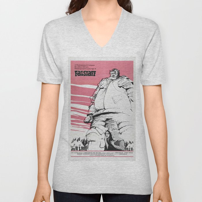 Vintage poster - Falstaff V Neck T Shirt