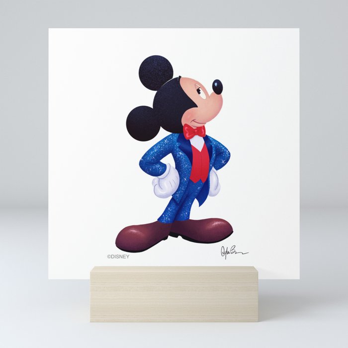  Gala Mickey  Mouse by Dylan Bonner Mini Art  Print by 