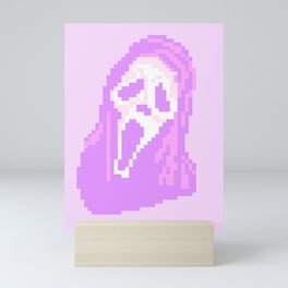 Kawaii Ghostie Pixel Art Mini Art Print