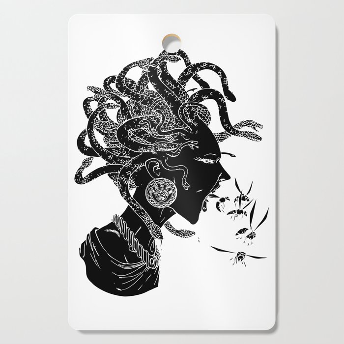 Black Medusa Cutting Board