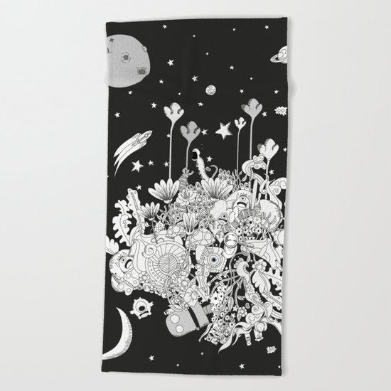 Comic World Beach Towel