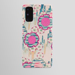 Abstract Floral Print Vintage Japanese Retro Pattern Android Case