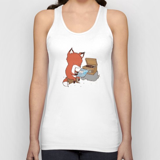 Record Player Unisex Tank Top