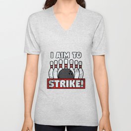 I aim to strike V Neck T Shirt