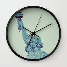 Paris Statue of Liberty | Seine River Monument | Torch of Freedom Wall Clock