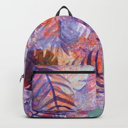 Colourful Palm Electric Garden  #tropical #palm #society6 Backpack
