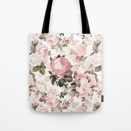 Vintage & Shabby Chic - Sepia Pink Roses  Tote Bag