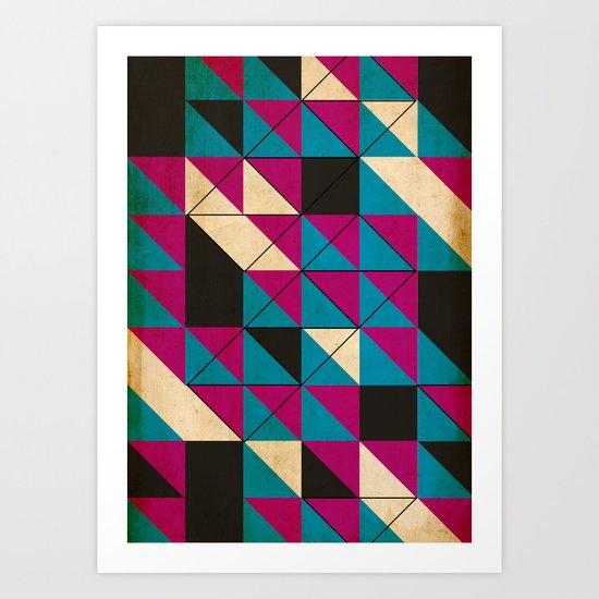 blocked Art Print