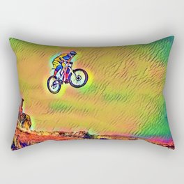 Bicycle Race Rectangular Pillow