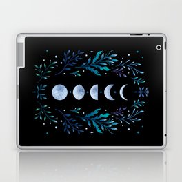 Moonlight Garden - Blue Laptop Skin