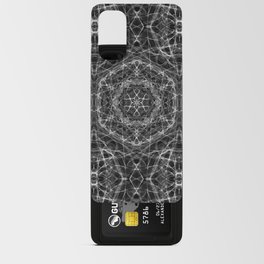 Liquid Light Series 16 ~ Grey Abstract Fractal Pattern Android Card Case