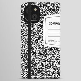 Composition Book iPhone Wallet Case