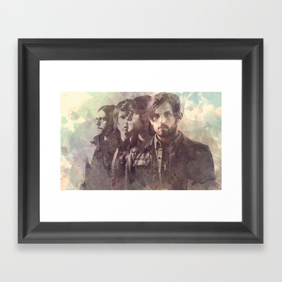 kings of leon Framed Art Print
