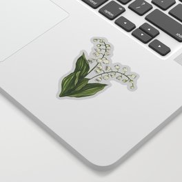 lily of the valley Sticker