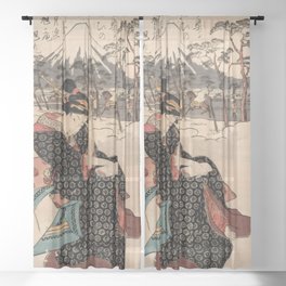 Beatiful Geisha Sheer Curtain