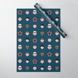 Stranger Icons Wrapping Paper