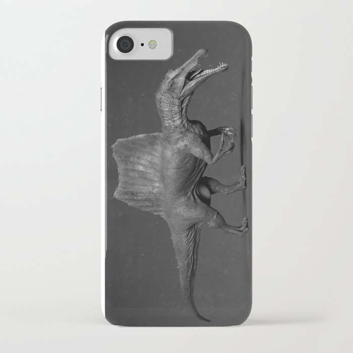 Black Spinosaurus iPhone Case