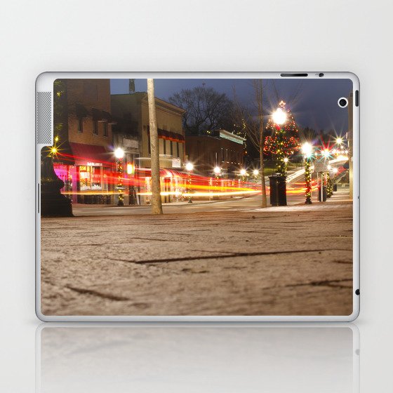 Downtown Blacksburg Christmas Laptop & iPad Skin