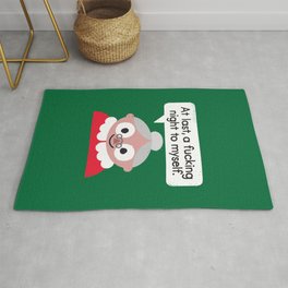 The Claus Come Out Rug