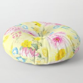 Vintage & Shabby Chic - Antique Blush Peonies Summer Garden  Floor Pillow