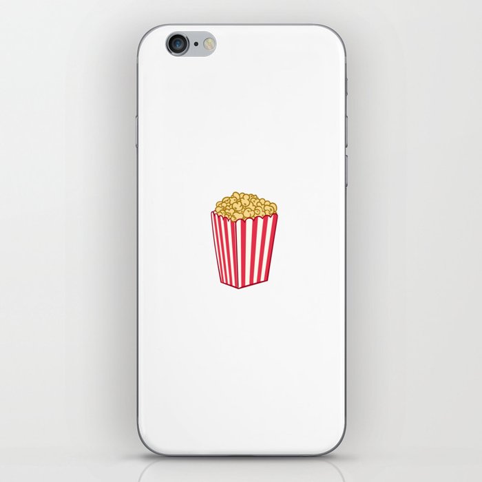 Funny and Cute Cartoon Popcorn design iPhone Skin