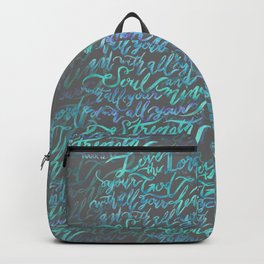 Love the Lord - Mark 12:30 Backpack