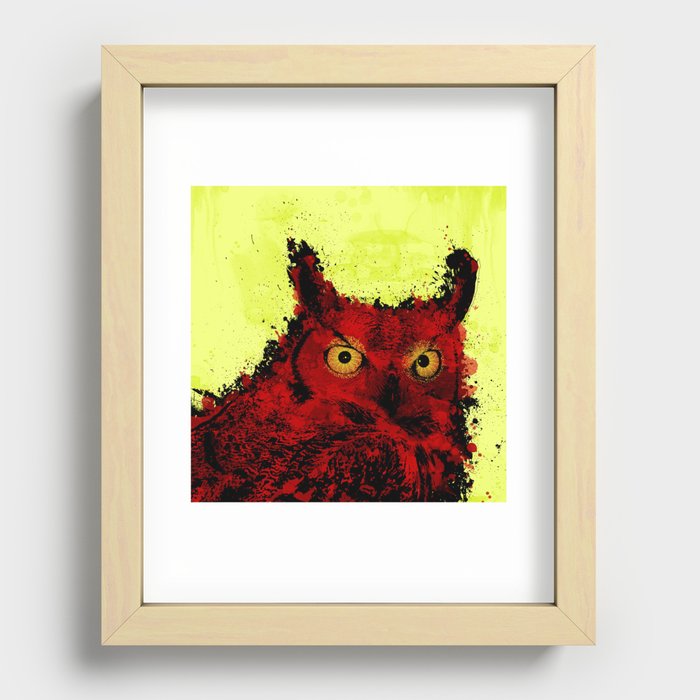 OWL Recessed Framed Print