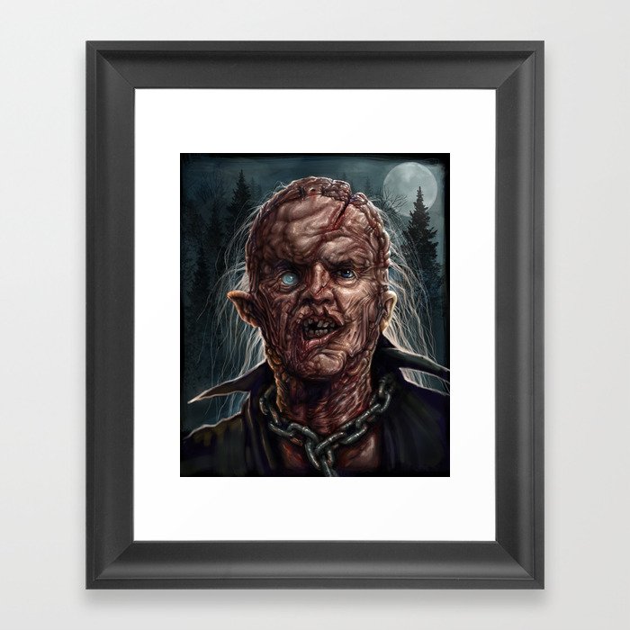Jason Voorhees Unmasked Friday The 13th Framed Art Print By Andrekoeks Society6