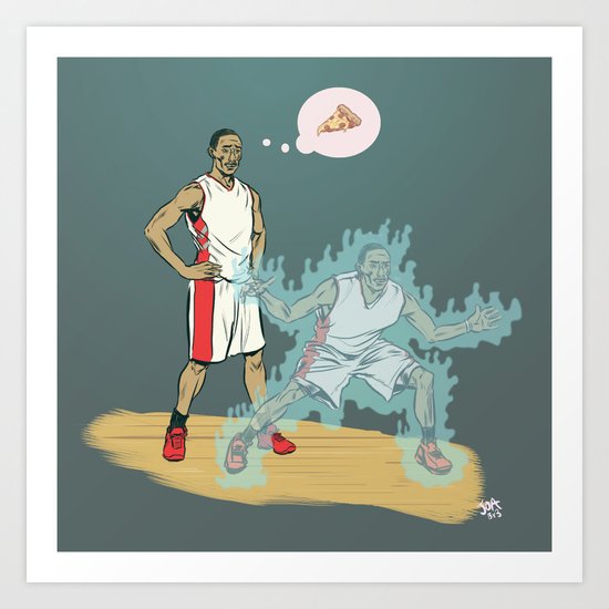 Ghost Defender Art Print