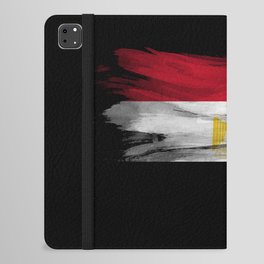 Egypt flag brush stroke, national flag iPad Folio Case