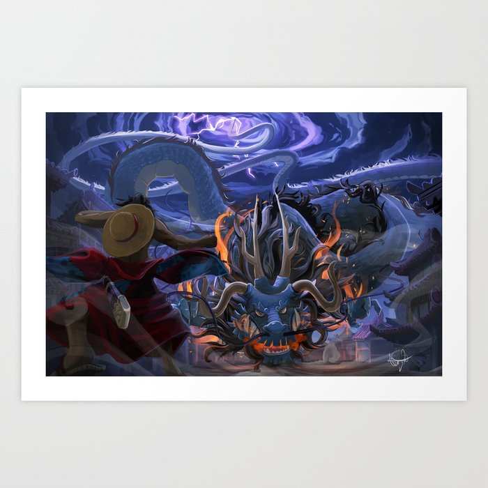 Kaido One Piece Art Print