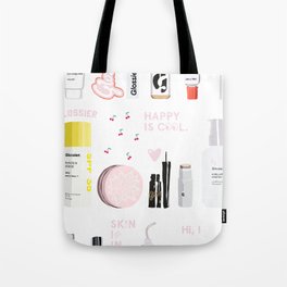 glossier tote bag