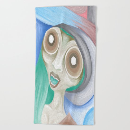 Alien Ailein Beach Towel