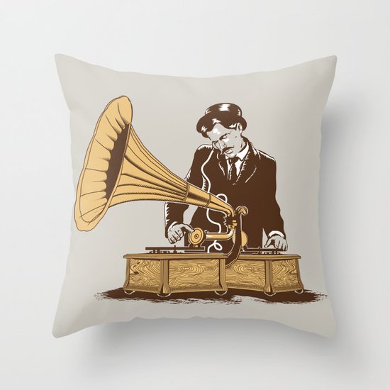 The Future In The Past Throw Pillow