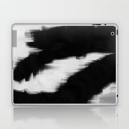Modern Abstract Black and White No6 Laptop Skin