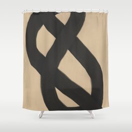 The black knot Shower Curtain