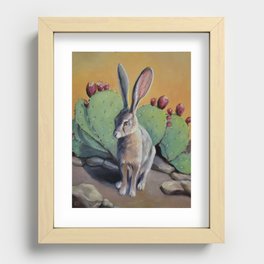 Jack Rabbit Recessed Framed Print