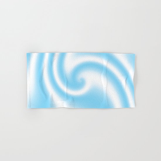 Blue Raspberry Ribbon Candy Fractal Hand & Bath Towel