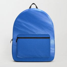 Ivory Strands of Clouds in Bright Blue Sky Backpack
