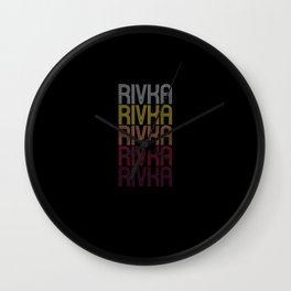 Rivka Name Gift Personalized First Name Wall Clock