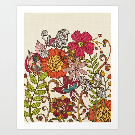 Spring garden Art Print