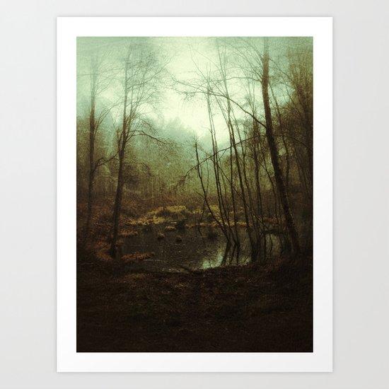 SWAMPY FOREST (everyday 01.01.17) Art Print